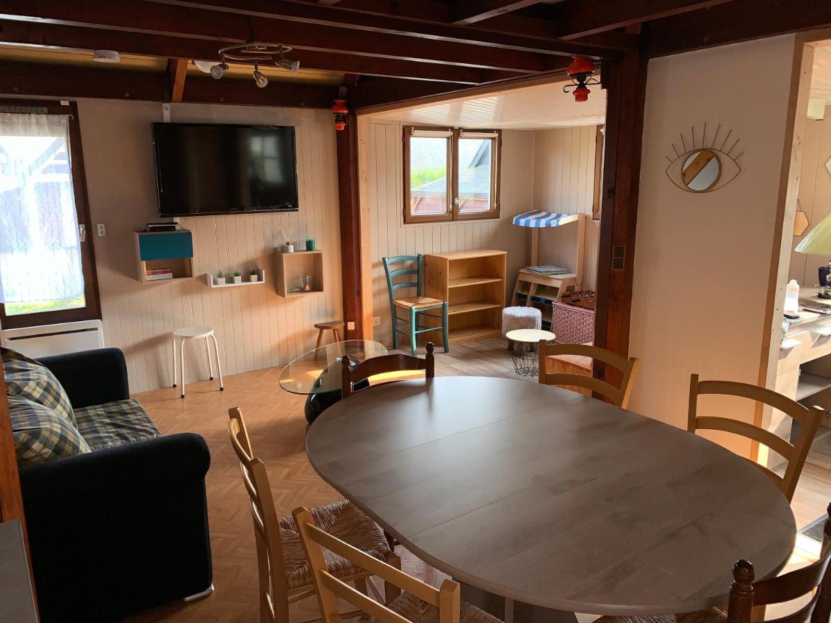 מרוויל-פרנסויל-פלאז' Chaleureux Chalet En Bord De Mer מראה חיצוני תמונה