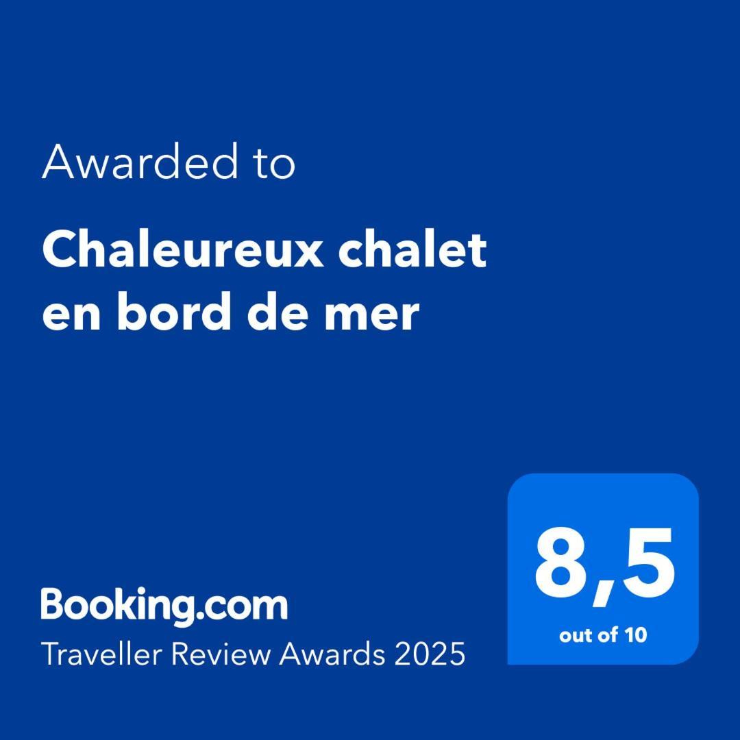 מרוויל-פרנסויל-פלאז' Chaleureux Chalet En Bord De Mer מראה חיצוני תמונה